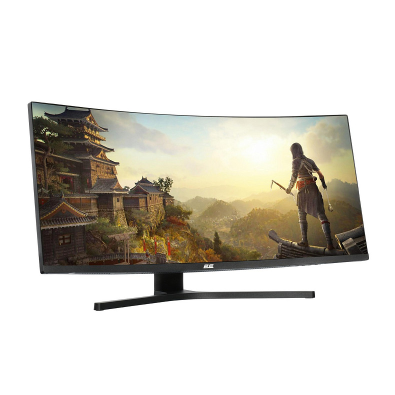 Монитор 2E GAMING 34" G3424B 2xHDMI, DP, VA, 3440x1440, 180Hz, 1ms, NTSC 85%, CURVED, FreeSync, HAS