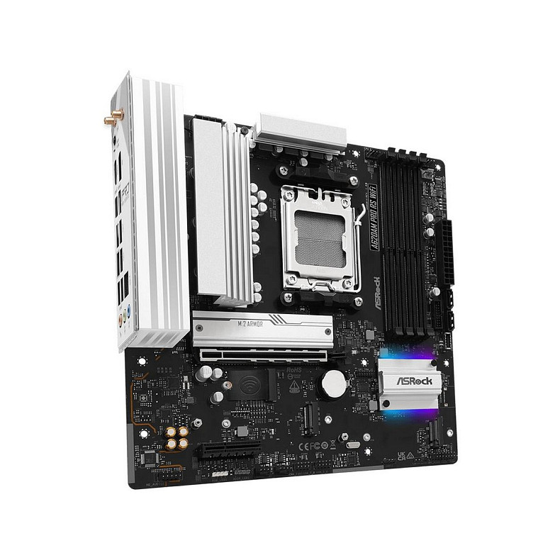 Материнская плата ASRock A620AM Pro RS WiFi Socket AM5