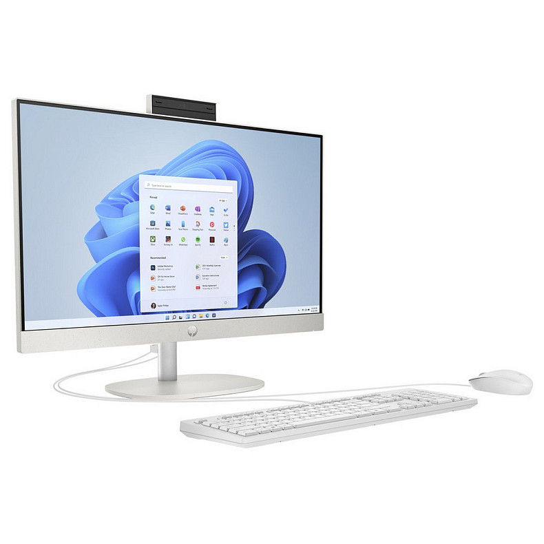 Моноблок HP 24-cr0000ru AiO Ryzen 7 7730U/16Gb/SSD512Gb/WiFi/Cam/KBD/DOS/Shell White