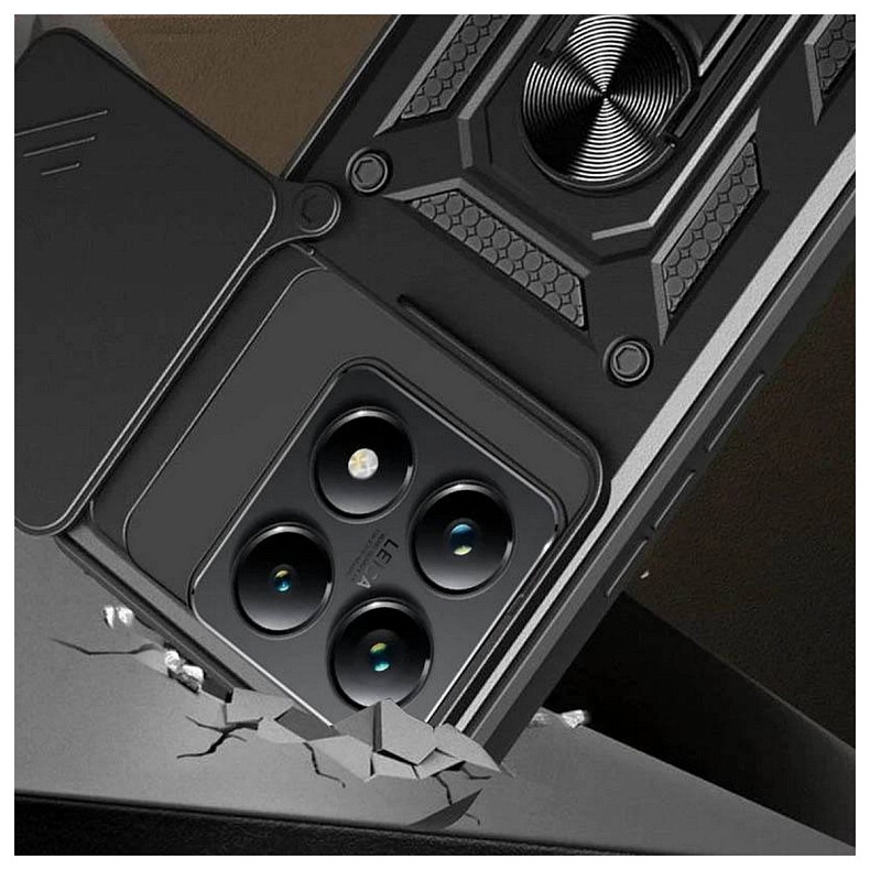 Чохол-накладка BeCover Military для Xiaomi 14T Black (712559)