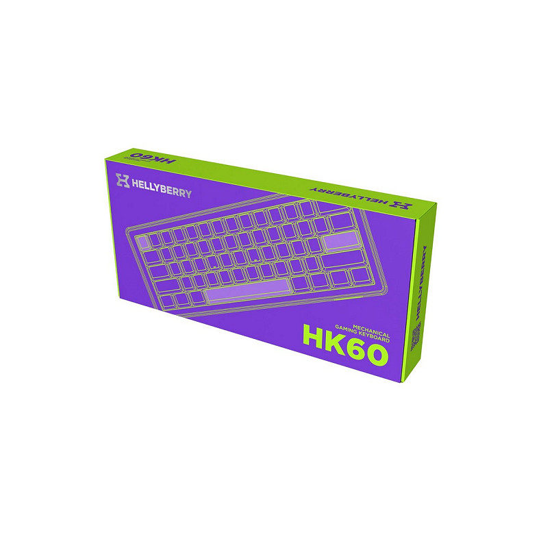 Клавиатура Hator Hellyberry HK60 White/Violet