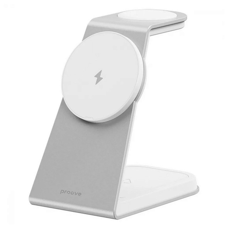 Беспроводное зарядное устройство Proove Omni Power 3in1 15W White (WSOP15020002)