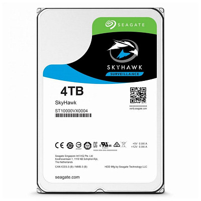 Жесткий диск Seagate SkyHawk Surveillance 4.0TB 256MB (ST4000VX013)