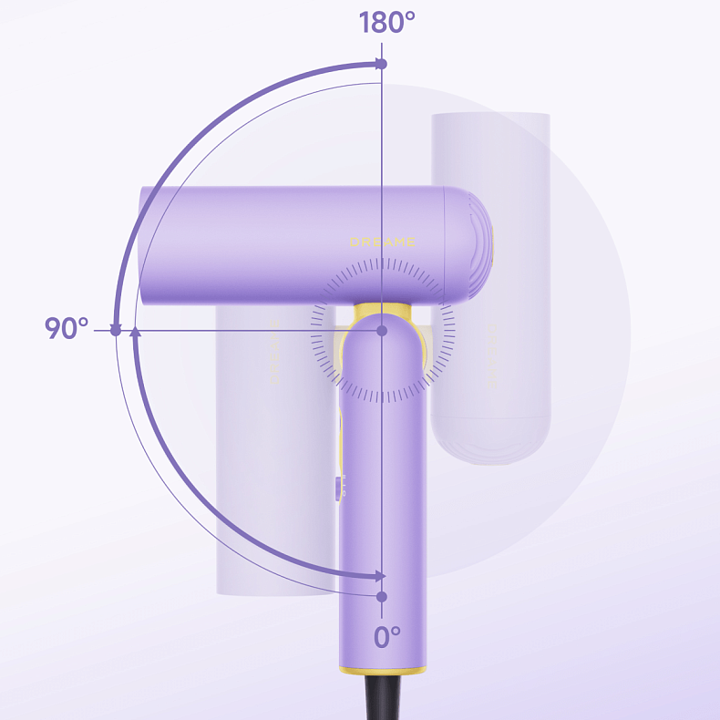 Фен Dreame Pocket Cake Purple-Grape Mousse (AHD51C-PPL)