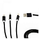Кабель Cablexpert (CC-USB2-AM31-1M) USB BM - Lightning/MicroUSB/USB-C, 1м, черный