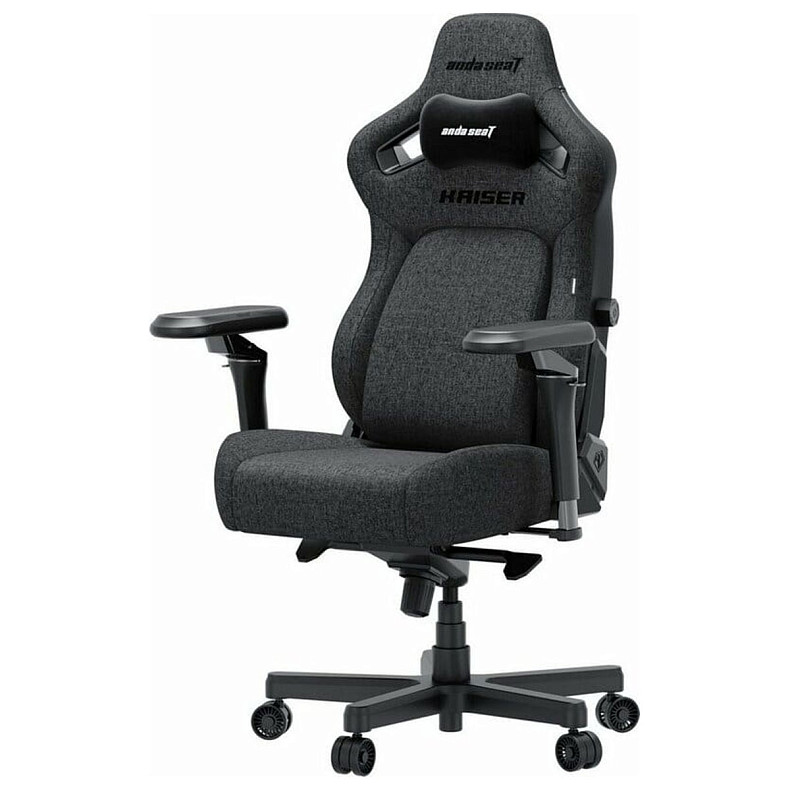 Крісло ігрове Anda Seat Kaiser 4 V2 Size XL Dark Gray Fabric