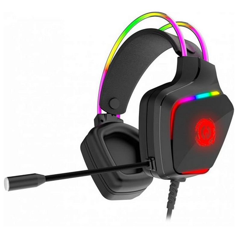 Гарнитура Canyon Darkless GH-9A Gaming 3.5 мм RGB Black (CND-SGHS9A)