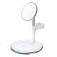 Магнітний бездротовий зарядний пристрій Choetech T586-F 3in1 Magnetic wireless charger station fo