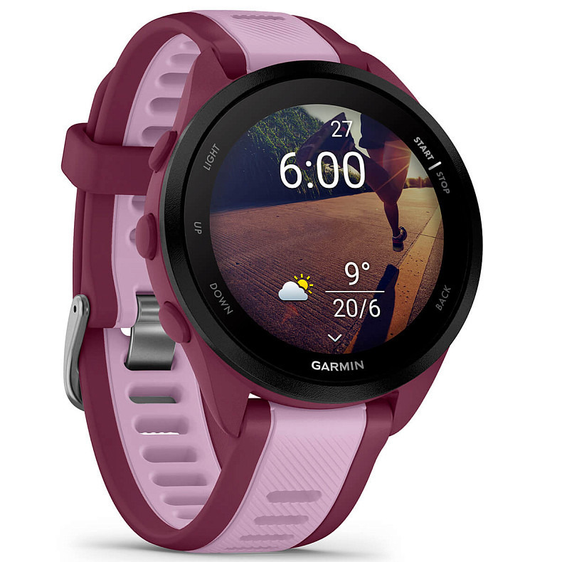 Спортивные часы GARMIN Forerunner 165 Music Berry/Lilac