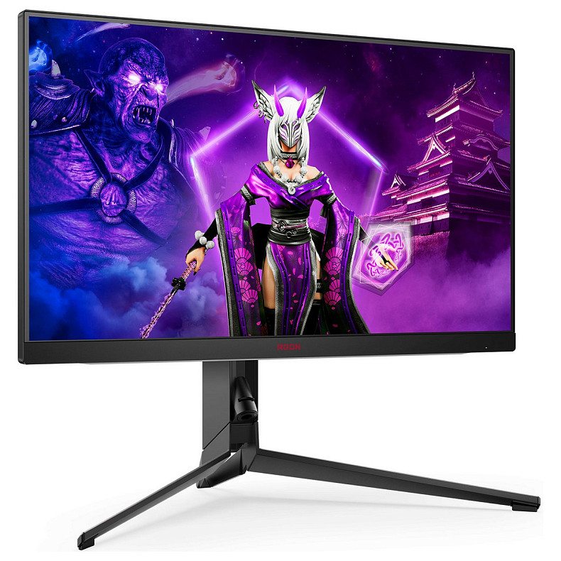 TFT 27" AOC AGON AG274QS, QHD, IPS, 300Гц, 1мс, 2x HDMI, 2x DP, USB-hub, HAS, Pivot, колонки, чорний