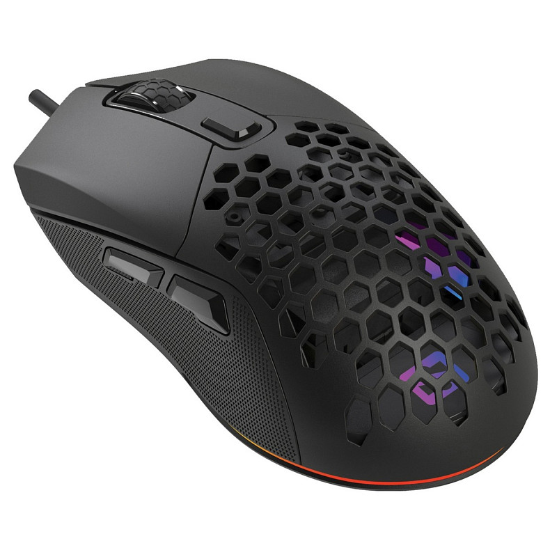 Мишка Sandberg FlexCover 6D Gamer Mouse RGB, ігрова, 12800 dpi., 6кн.Huano чорна