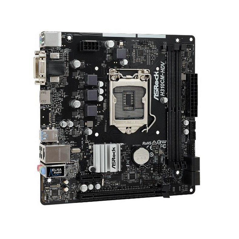 Материнская плата ASRock H310CM-HDV Socket 1151