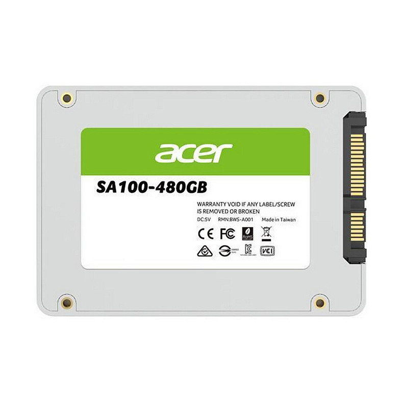 SSD накопитель Acer 480Gb SA100 SATA III 2.5" TLC