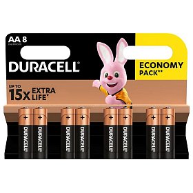 Батарейка Duracell Duralock Basic AA/LR06 BL 8шт