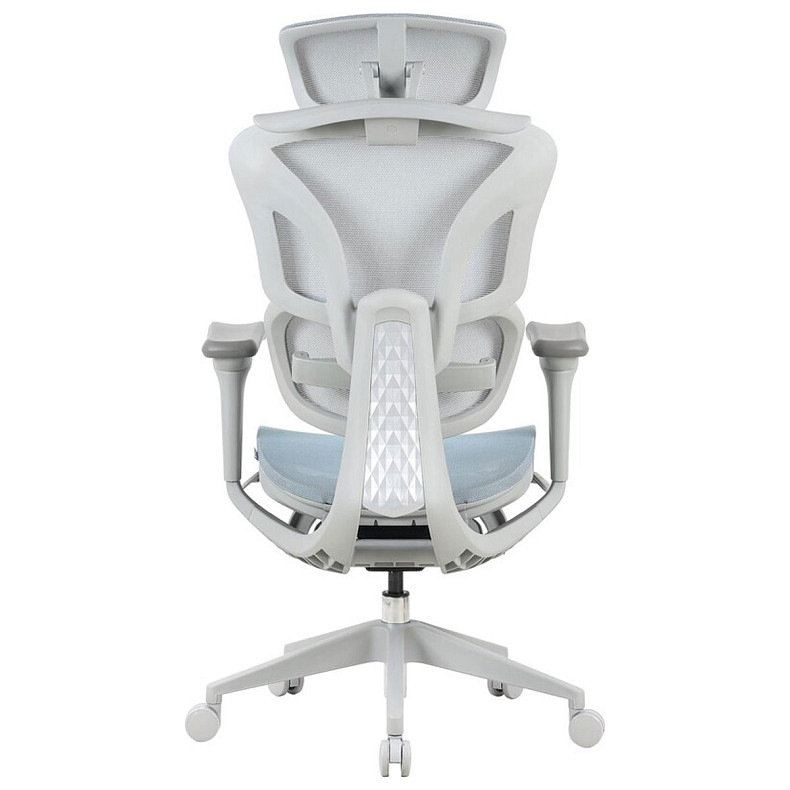 Крісло офісне OfficePro Elite OC950GLB Gray/Light Blue