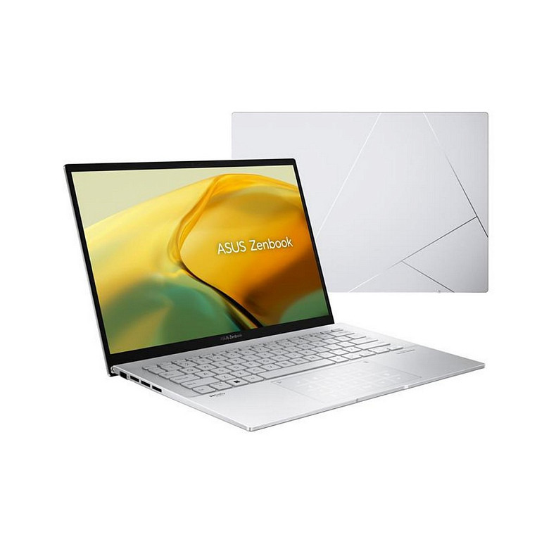 Ноутбук ASUS Zenbook 14 UX3402VA-KP783 14" WQXGA IPS, Intel i7-13700H, 16GB, F512GB, UMA, NoOS, Серебряный