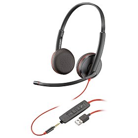 Гарнитура Poly BlackWire C3225 USB-A HS Stereo