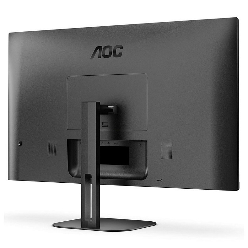 TFT 23.8" AOC 24V5CE/BK, FHD, IPS, 119% sRGB, 75Гц, 1 мс, HDMI, USB-C, USB-hub, кол, черный