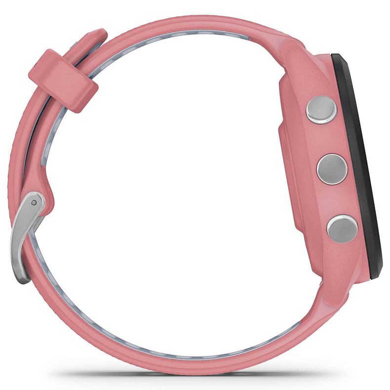 Спортивний годинник GARMIN Forerunner 265S Black Bezel with Light Pink Case and Light Pink/Whitestone Silicone Band