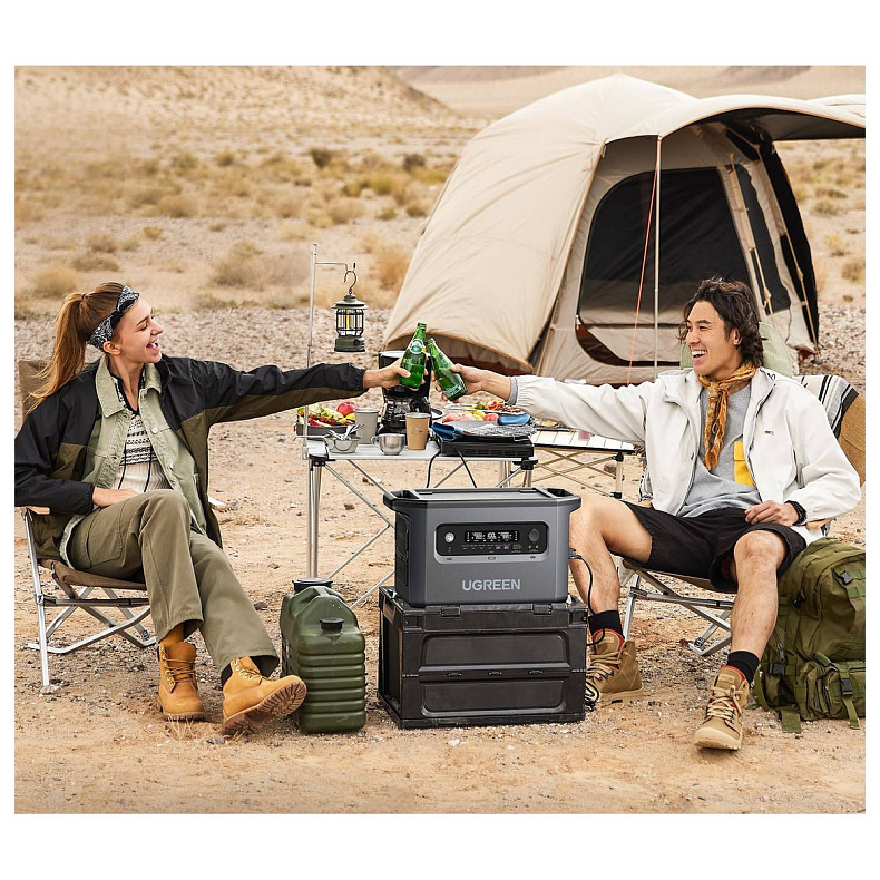 Зарядная станция Ugreen Power Roam GS2200/15357 2300Вт (2048Вт/ч) AC,MPPT,UPS,WIFI/BT