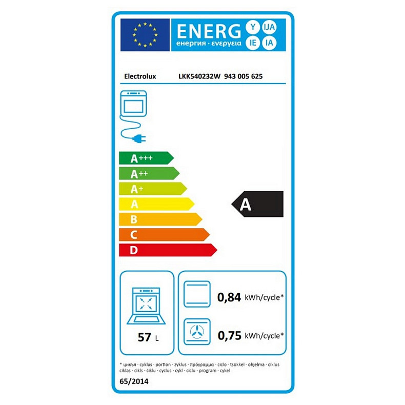 Плита Electrolux LKK540232W