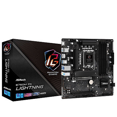 Материнська плата ASRock B760M PG Lightning Socket 1700