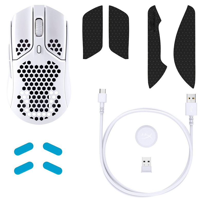 Мишка HyperX Pulsefire Haste WL, White (4P5D8AA)