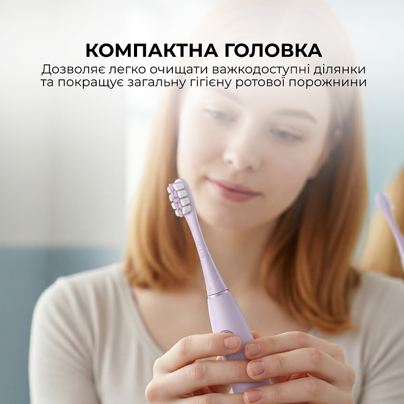Насадка Oclean Brush Head Professional clean -2 pack Silver