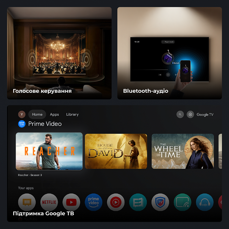 Телевізор Dreame Vivid QLED 4K TV 75Q100