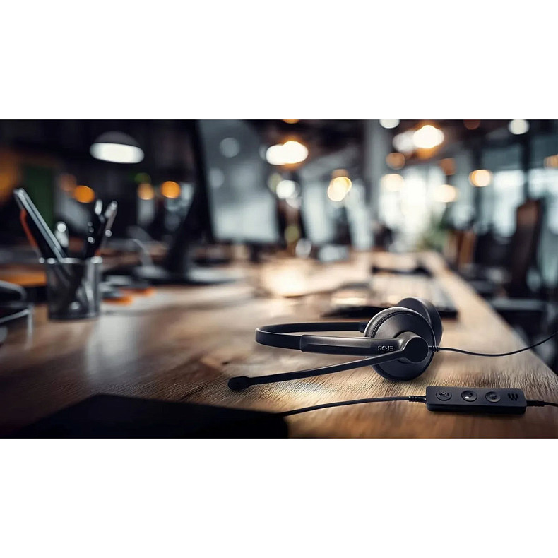 Гарнитура EPOS IMPACT 100 MS Stereo USB-C+A Black (1001421)