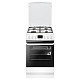 Плита Hansa комбінована, 50х60см, 62л, чавун, газ контр., дисплей, білий