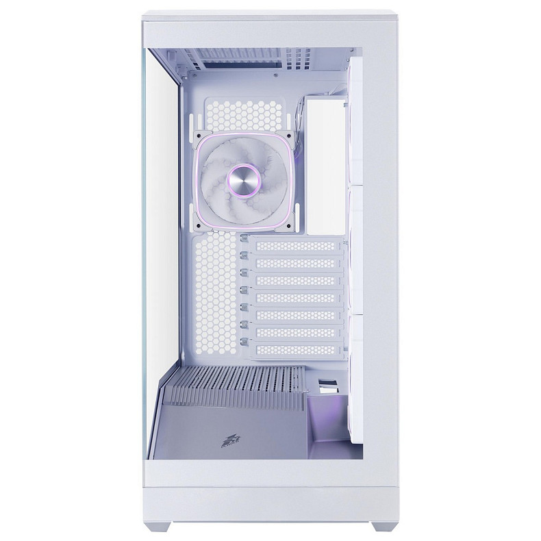 Корпус 1stPlayer GM7-SV-3FN7R-W-1FN7-W Silver