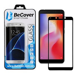 Защитное стекло BeCover для Xiaomi Redmi 6/6A Black (702442)