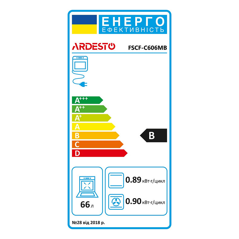 Плита ARDESTO комбинированная FSCF-C606MB