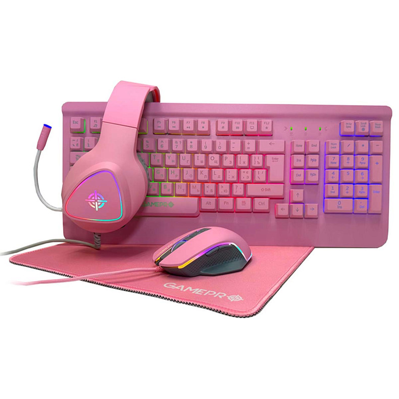 Набір ігровий 4 в 1 GamePro Pink Combo (GS1863)