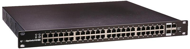 Коммутатор Ubiquiti EdgeSwitch ES-48-500W (48*GE PoE+/ Passive PoE, 2*SFP, 2xSFP+, 500W max)