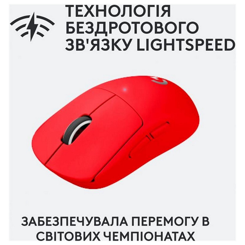 Мышка Logitech Pro X Superlight Red (910-006784)