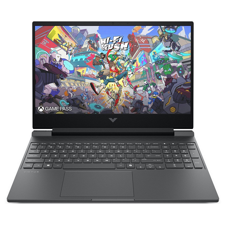 Ноутбук HP Victus 15-fa2019ua 15.6" FHD IPS AG, Intel i7-13620H, 16GB, F1TB, NVD5050-8, DOS, сірий