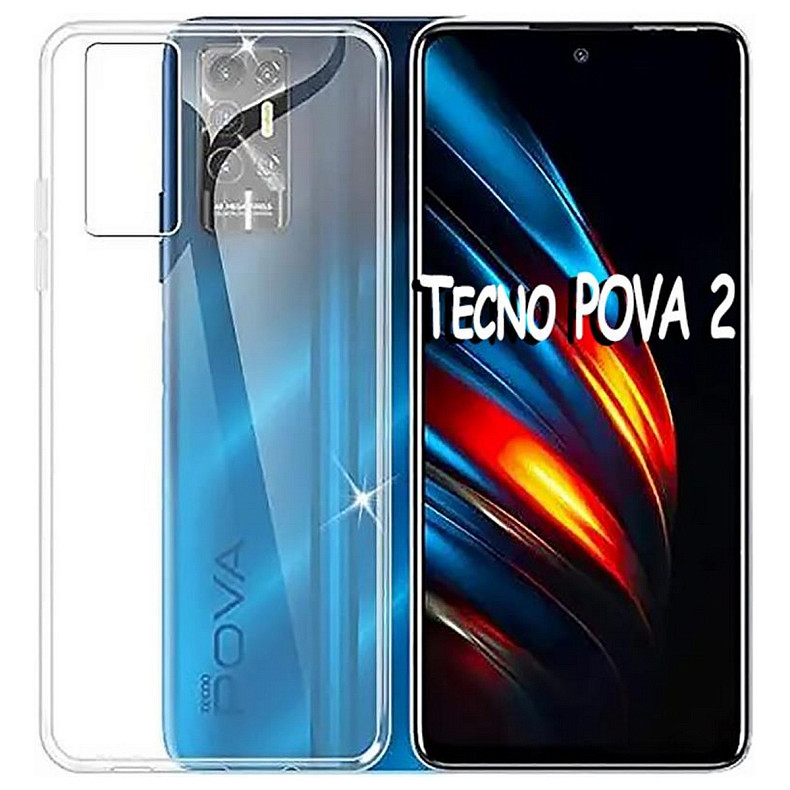 Чехол-накладка BeCover для Tecno Pova 2 (LE7n) Transparancy (708665)