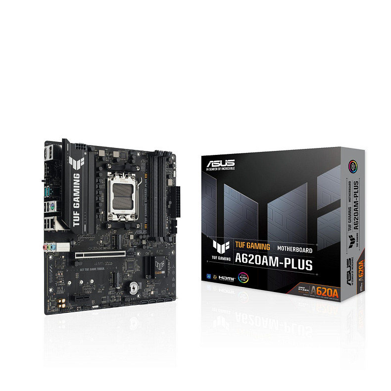 Материнcька плата ASUS TUF GAMING A620AM-PLUS sAM5 A620 4xDDR5 HDMI DP mATX