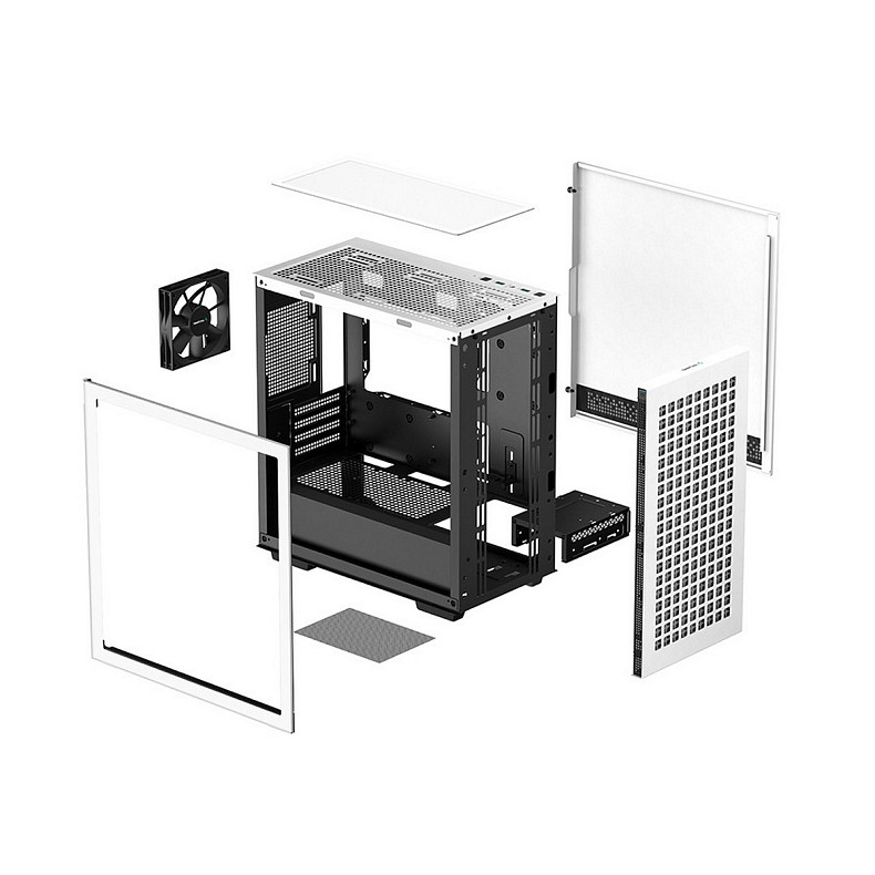 Корпус DeepCool CH370 White без БП (R-CH370-WHNAM1-G-1)