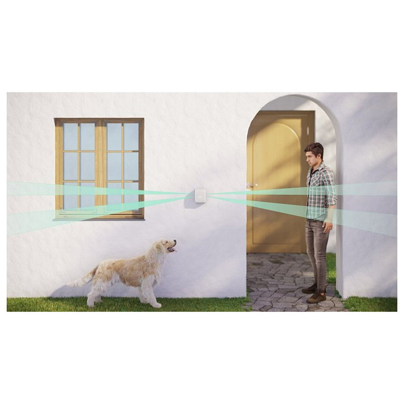 Беспроводной датчик движения "штора" Ajax DualCurtain Outdoor белый