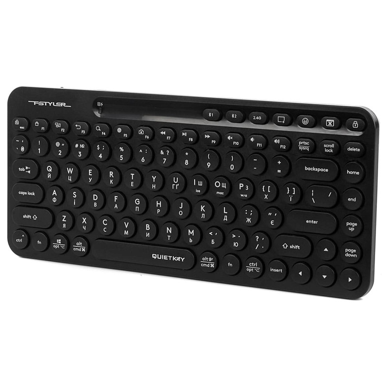 Клавіатура A4Tech Fstyler FBK36C AS, quiet key (Black)