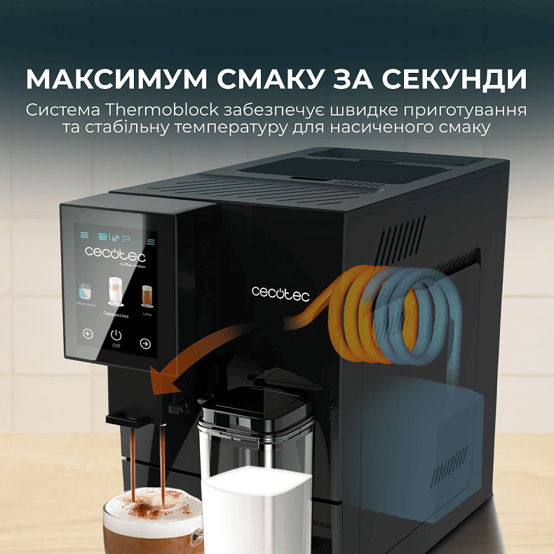 Кофемашина CECOTEC Cremmaet Compactccino Connected
