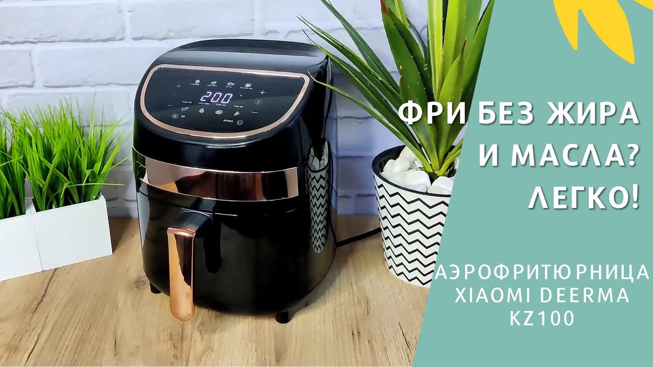 Мультипіч (аерофритюрниця) Xiaomi Deerma Air Fryer KZ100 (DEM-KZ100) - ПУ