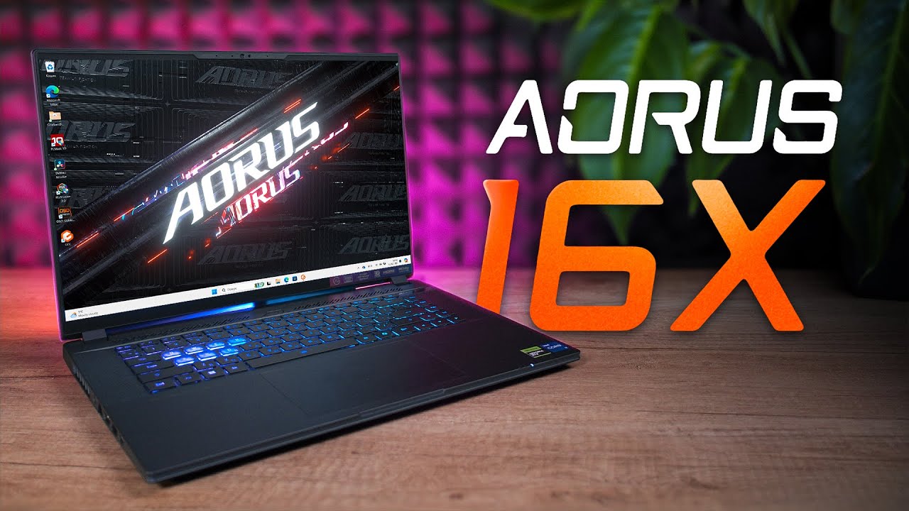 Ноутбук AORUS 16 QHD 165Hz, Intel i9-14900HX, 32GB, F2TB, NVD4070-8, W11, чорний