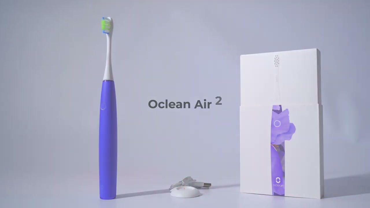 Электрическая зубная щетка Oclean Air 2 Purple - фиолетовая