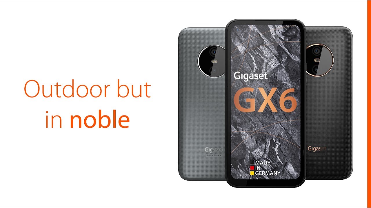 Смартфон Gigaset GX6 IM 6/128 GB Dual Sim Titanium Black (S30853H1528R112)