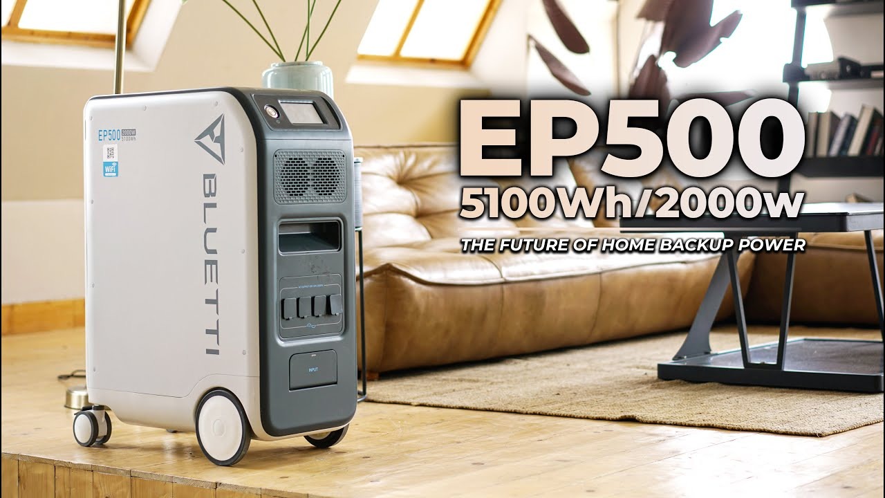 Портативная электростанция Bluetti EP500Pro (3 000 Вт., 5 100 Вт/час)