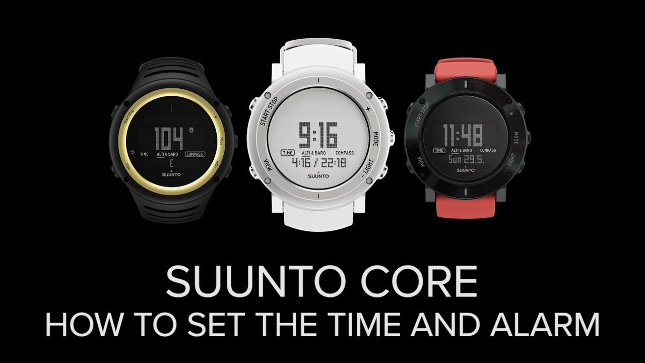 Годинник SUUNTO CORE ALPHA STEALTH (ss050504000)